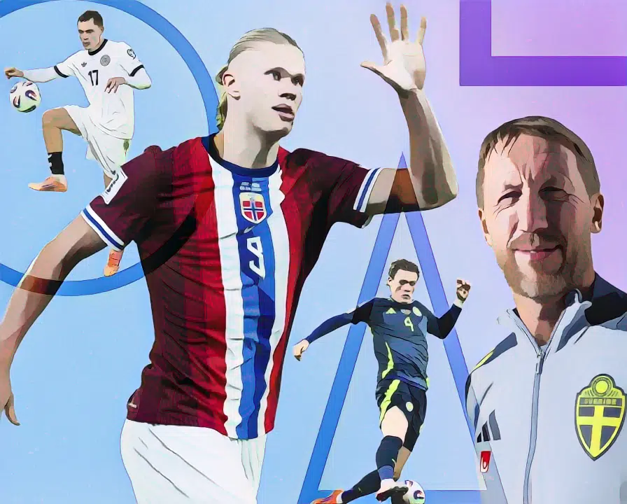 Florian Wirtz, Norway’s Erling Haaland, Scott McTominay