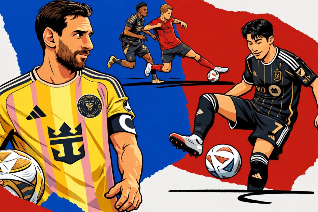 Miami’s Lionel Messi, Nashville’s Sam Surridge and LAFC’s Son Heung-min