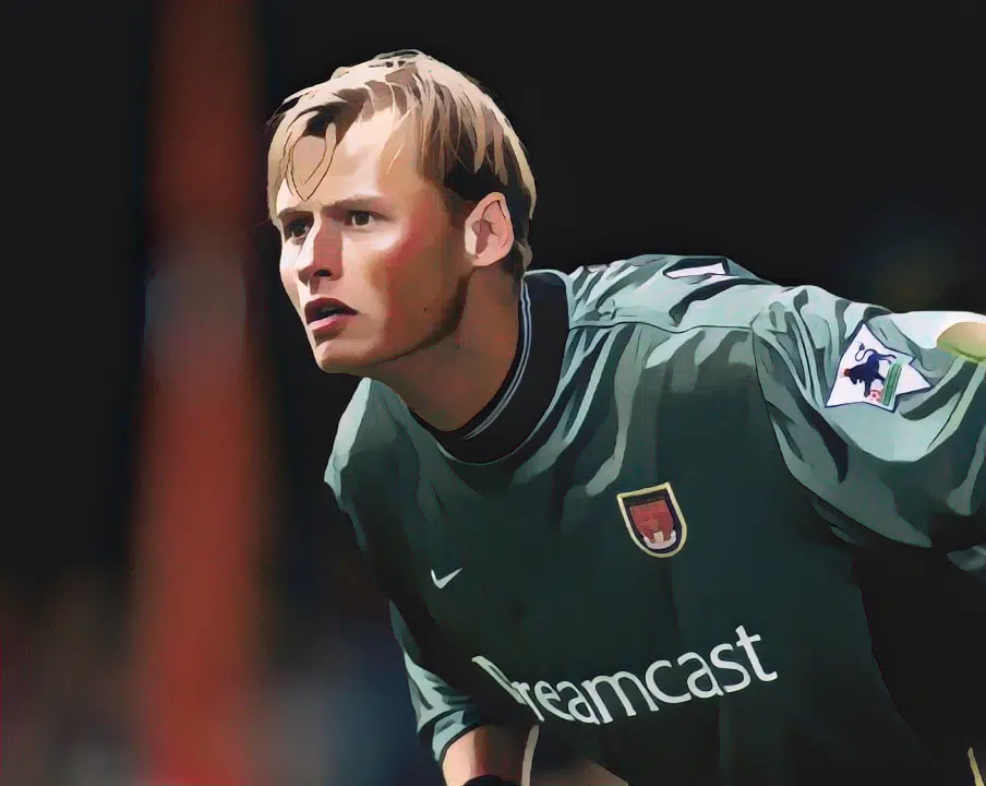Former Arsenal goalkeeper Alex Manninger, who has died in a traffic accident at the age of 48.